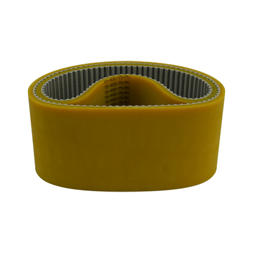 Courroie de distribution T5-400 en polyuréthane avec revêtement en caoutchouc jaune