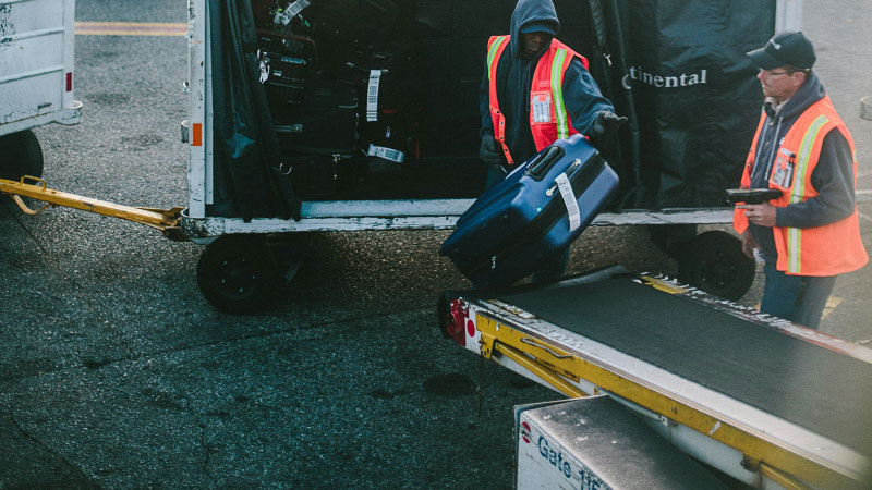 Nastro trasportatore aeroportuale
