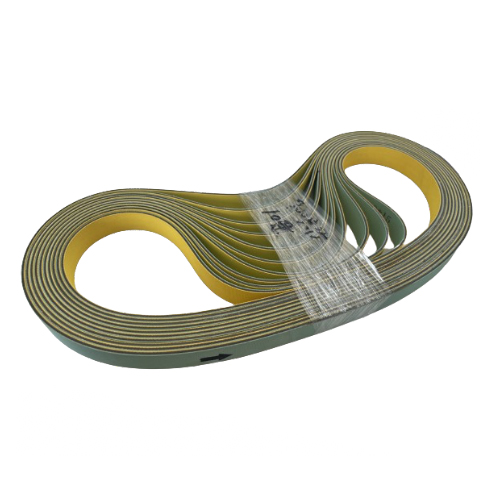 Endless Yellow Green Flat Belt