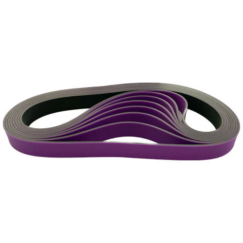 Purple Silicone Coating Elastic Conveyor Belt