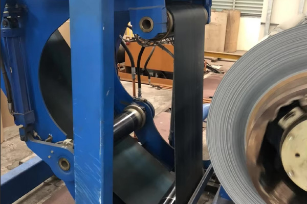 Correia enroladora de bobinas sem costura para fábrica de cobre