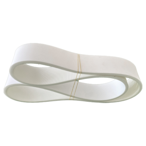 White Silicone Seamless Belt