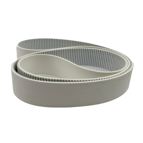 White Silicone Coated Timing Belt