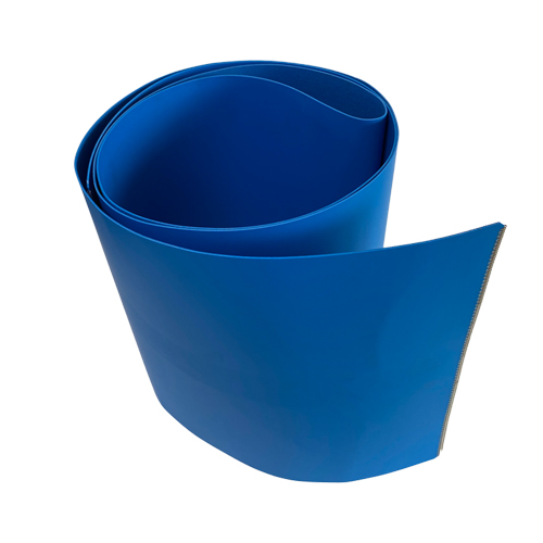 Bande transporteuse en plastique bleu