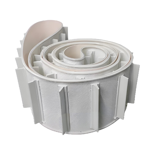 Nastro trasportatore con tacchetti in PVC