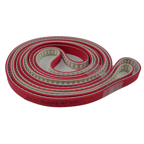 T10 PU Toothed Belt Coated with Red Rubber