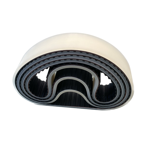 Zahnriemen mit transparenter Silikonbeschichtung