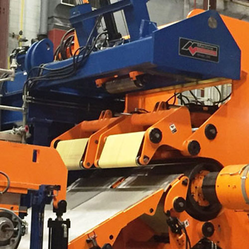 Hot Mill Coil Wrapper Belts Application