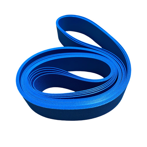 Bande transporteuse en PVC bleu à surface lisse de 1.5 mm
